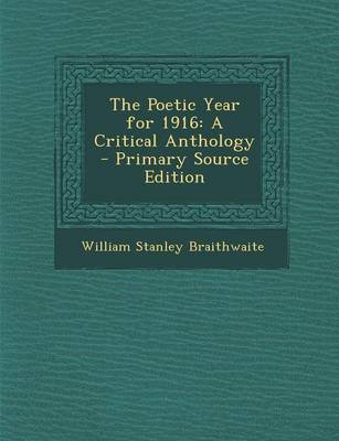 Book cover for The Poetic Year for 1916