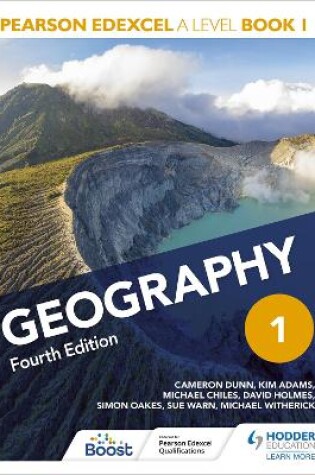 Cover of Pearson Edexcel A Level Geography Book 1 Fourth Edition