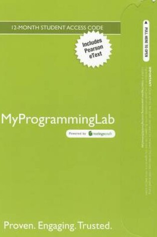 Cover of MyLab Programming with Pearson eText -- Access Card -- for Java How to Program (early objects)