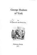 Book cover for George Hudson of York