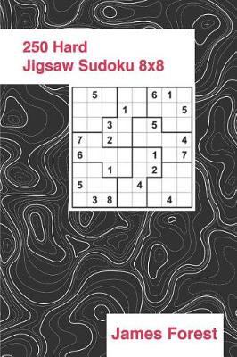 Book cover for 250 Hard Jigsaw Sudoku 8x8