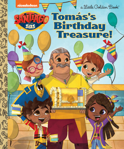 Book cover for Tomás's Birthday Treasure! (Santiago of the Seas)