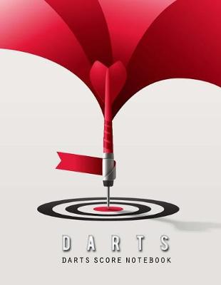 Book cover for Darts Score Notebook