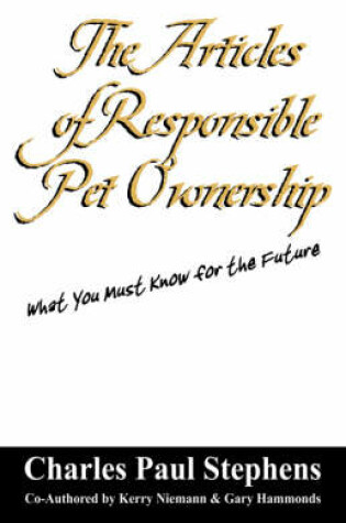Cover of The Articles of Responsible Pet Ownership