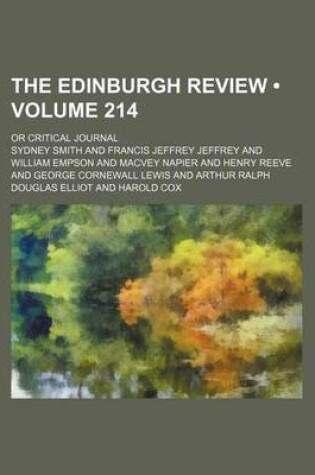 Cover of The Edinburgh Review (Volume 214); Or Critical Journal