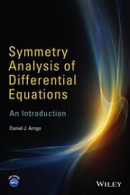 Book cover for Symmetry Analysis of Differential Equations