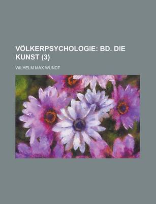 Book cover for Volkerpsychologie (3); Bd. Die Kunst