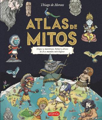 Book cover for Atlas de Mitos (Myth Atlas - Spanish Edition)