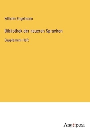 Cover of Bibliothek der neueren Sprachen