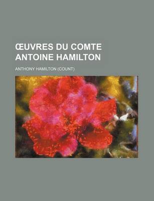 Book cover for Uvres Du Comte Antoine Hamilton (3)