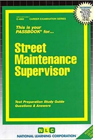 Cover of Street Maintenance Supervisor