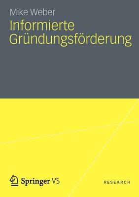 Book cover for Informierte Gründungsförderung