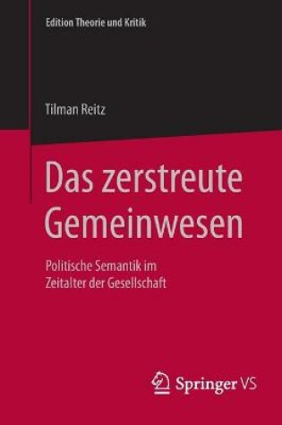 Cover of Das zerstreute Gemeinwesen