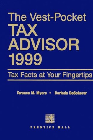 Cover of The Vest-Pocket Tax Advisor, 1999