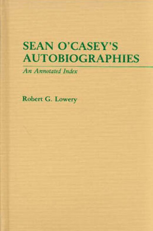 Cover of Sean O'Casey's Autobiographies