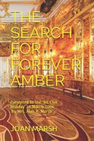 Cover of The Search for Forever Amber