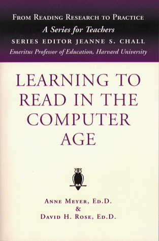 Book cover for Learning to Read in the Computer Age