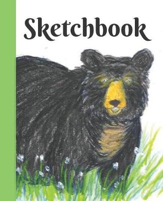 Cover of Cute Black Bear Sketchbook for Drawing Coloring or Writing Journal