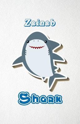 Book cover for Zainab Shark A5 Lined Notebook 110 Pages