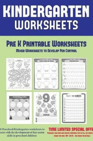 Cover of Pre K Printable Worksheets