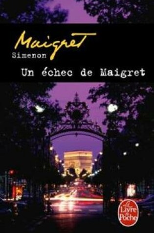 Cover of Un echec de Maigret