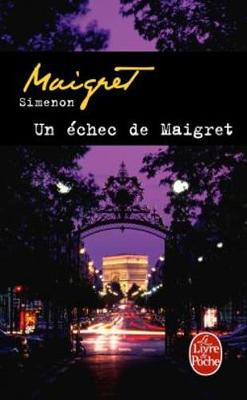 Book cover for Un echec de Maigret