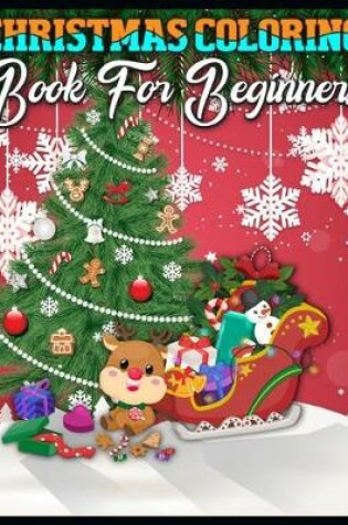 Cover of Christmas coloring book for beginners