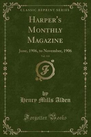 Cover of Harper's Monthly Magazine, Vol. 113