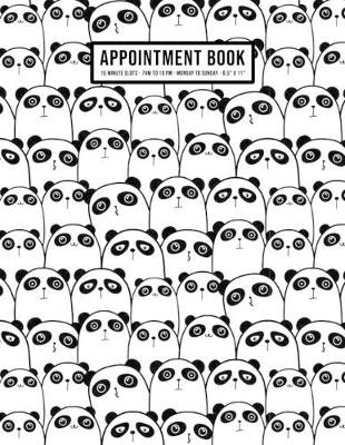 Book cover for Kawaii Panda Appointment Book