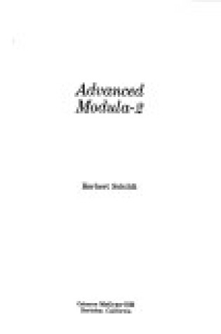 Cover of Advanced Modula-2