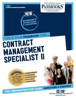 Book cover for Contract Management Specialist II (C-4794)