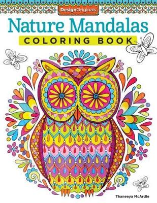 Book cover for Nature Mandalas Coloring Book