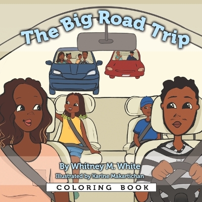 Book cover for The Big Road Trip Coloring Book