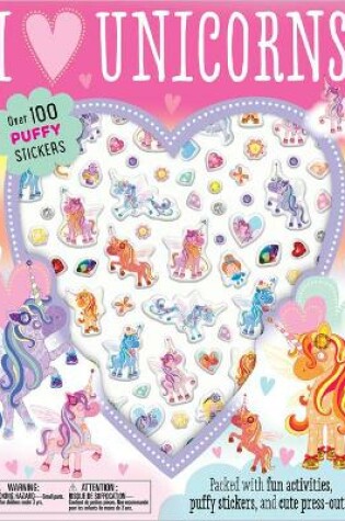 Cover of Puffy Stickers I Love Unicorns
