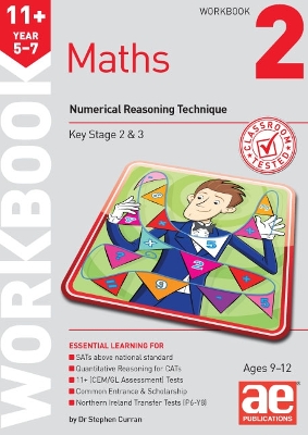 Book cover for 11+ Maths Year 5-7 Workbook 2