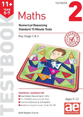 Book cover for 11+ Maths Year 5-7 Testbook 2