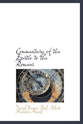 Book cover for Commentary of the Epistle to the Romans