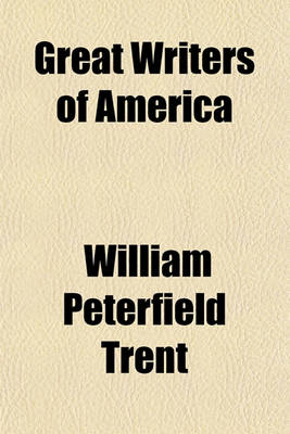 Book cover for Great Writers of America