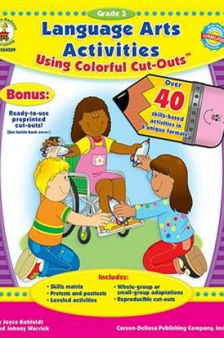 Cover of Language Arts Activities Using Colorful Cut-Outs(tm), Grade 3