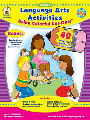 Book cover for Language Arts Activities Using Colorful Cut-Outs(tm), Grade 3