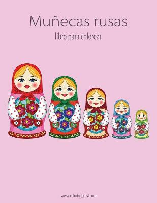 Cover of Muñecas rusas libro para colorear 1