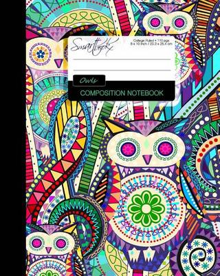 Book cover for Owls Composition Notebook