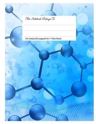 Book cover for Composition Notebook for School, 8.5.X 11, Wide Ruled, Life Science