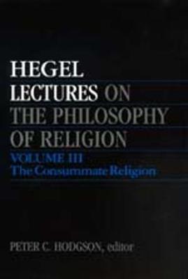 Book cover for Lectures on the Philosophy of Religion, Vol. III