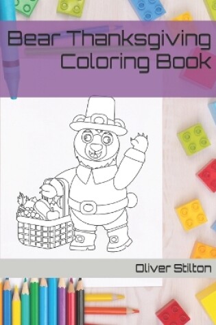 Cover of Bear Thanksgiving Coloring Book