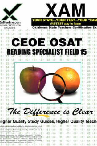 Cover of Ceoe Osat Reading Specialist Field 15 Teacher Certification Test Prep Study Guide