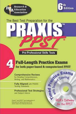 Cover of Praxis I PPST W/ CD (Rea)-The Best Test Prep for Pre-Professional Skills Test