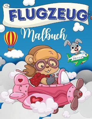 Book cover for Flugzeug-Malbuch