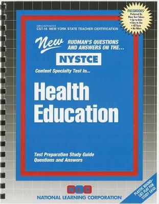 Book cover for Health Education