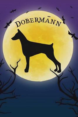 Book cover for Dobermann Notebook Halloween Journal